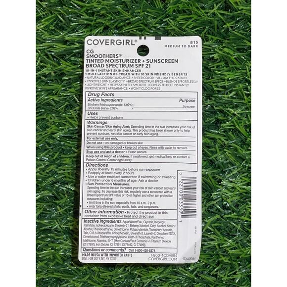 Covergirl CG Smoothers,BB Cream,815 Medium To Dark SPF 21, - Picture 5 of 5